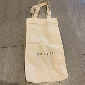 Authentic gucci carrying cotton bag